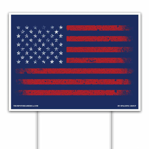 Flag Yard Sign